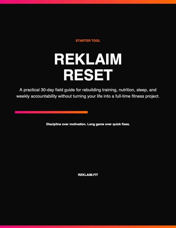 Cover of the Reklaim Reset field guide.