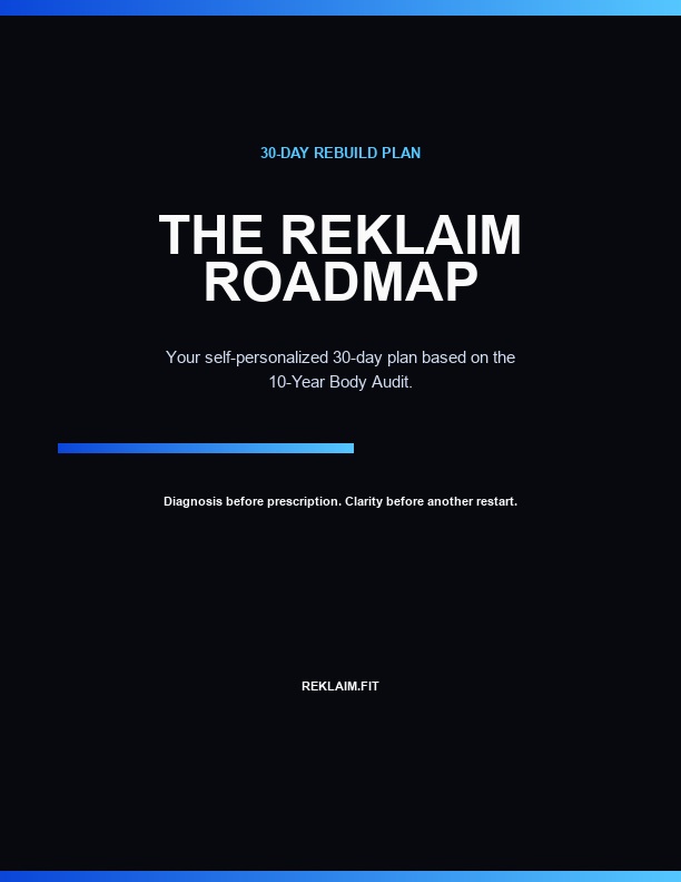 Cover of The Reklaim™ Roadmap workbook.